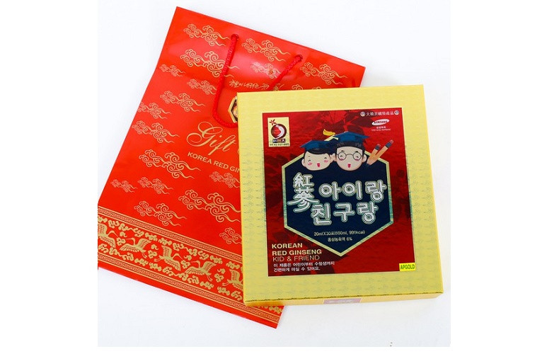 Nước Hồng Sâm Baby Bio Apgold Korean Red Ginseng Kid-Friend