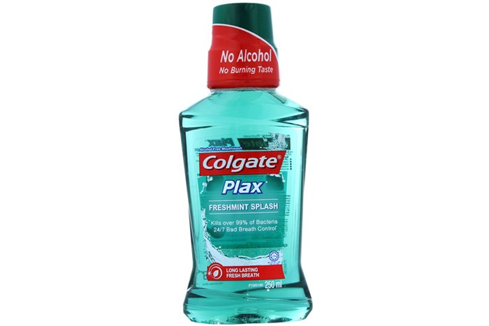 Nước súc miệng Colgate Plax Freshmint Splash hương Bạc hà chai 250ml