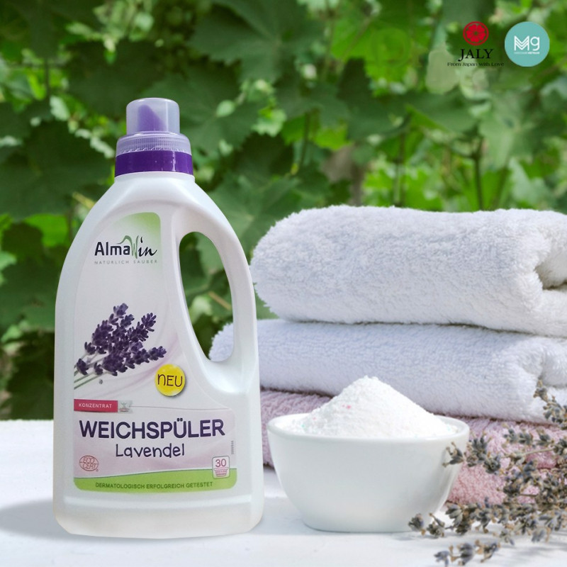 Nước xả vải hữu cơ hương lavender Almawin