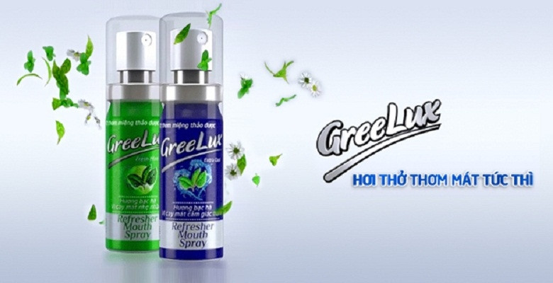 Nước xịt thơm miệng Greelux