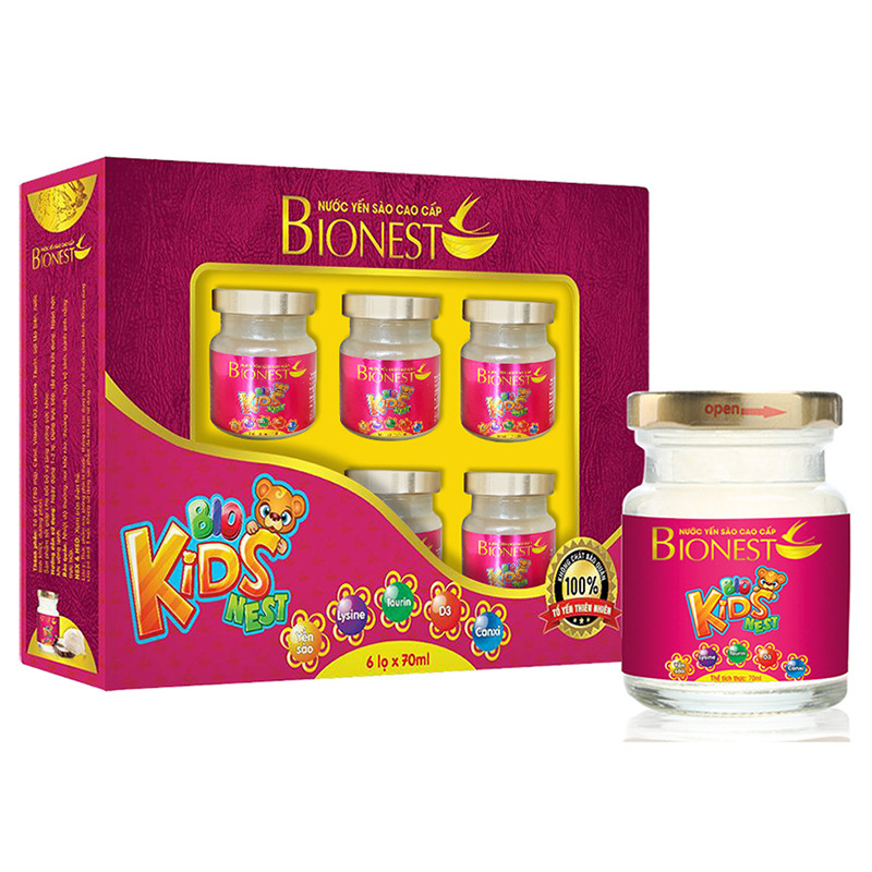 Nước Yến Sào cao cấp BioNest Kids