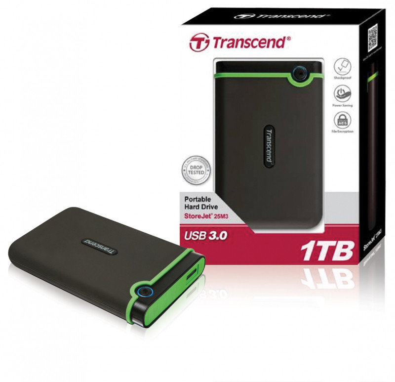 Ổ cứng di động Transcend StoreJet 25M3 1 TB USB 3.0