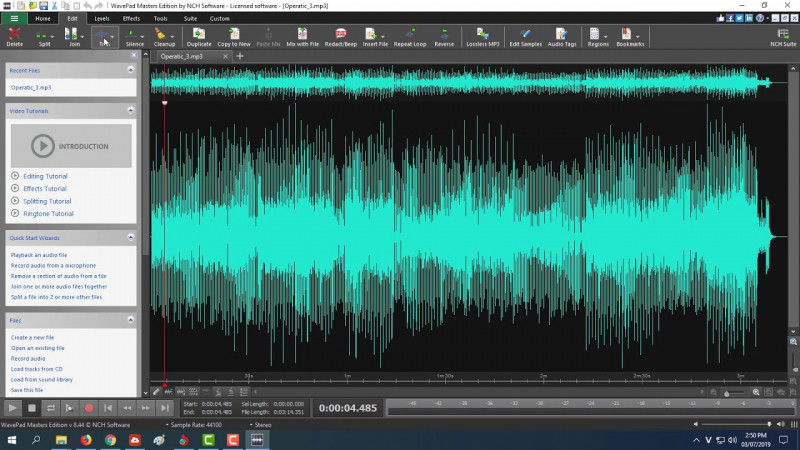 Bạn có thể dễ dàng ghi lại, chỉnh sửa giọng nói cùng WavePad Audio Editing