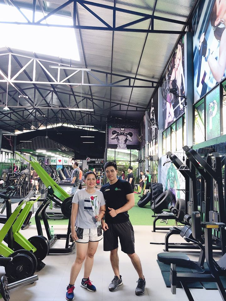 Không gian tập luyện tại Green Fit