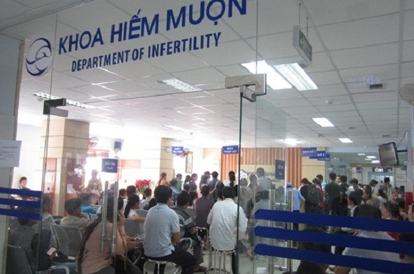 Khoa hiếm muộn của bệnh viện có hàng trăm bệnh nhân tới khám mỗi ngày