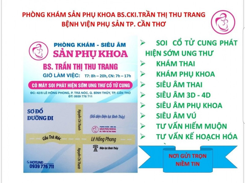 Phòng Khám Sản Phụ Khoa BS, Trần Thị Thu Trang