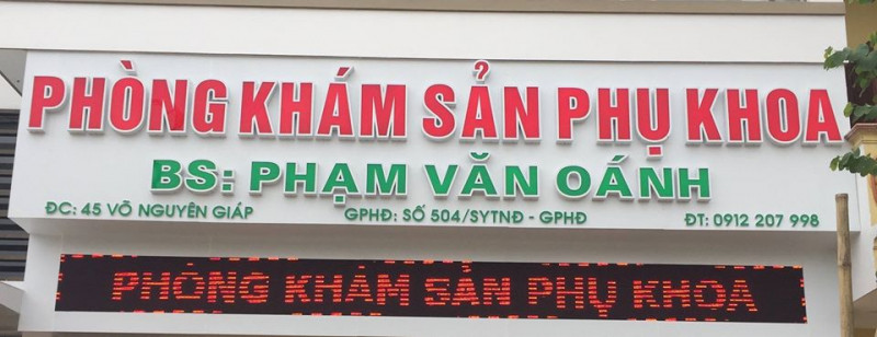 Phòng khám Sản phụ khoa ( BS Phạm Văn Oánh)