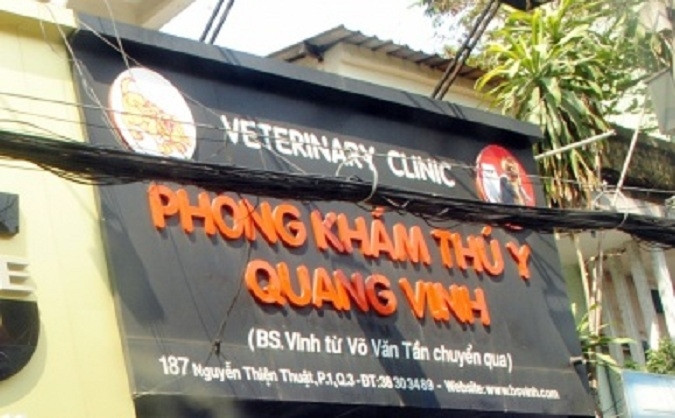 Phòng khám thú y Quang Vinh