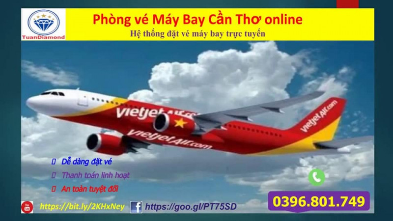 Phòng Vé Máy Bay Cần Thơ Online