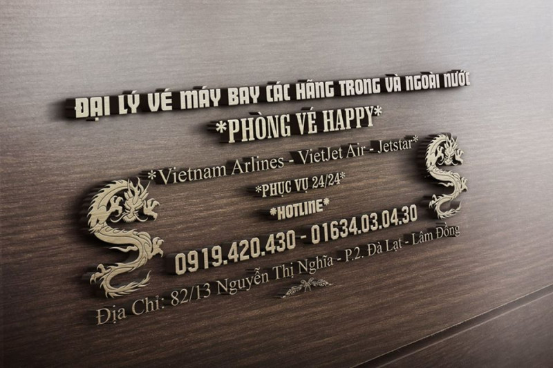 Phòng Vé Máy Bay Happy