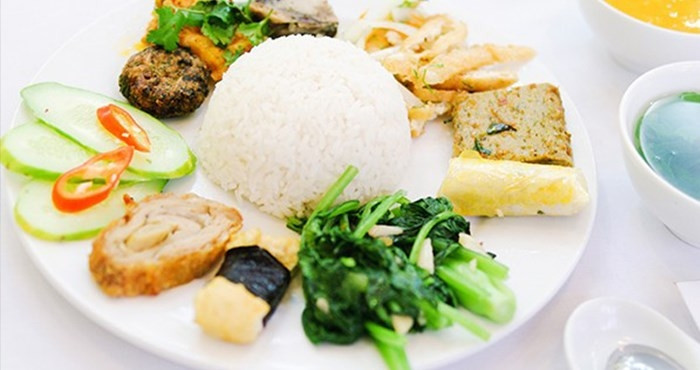 Món ăn tại Trúc Lâm Trai – 39 Lê Ngọc Hân, quận Hai Bà Trưng