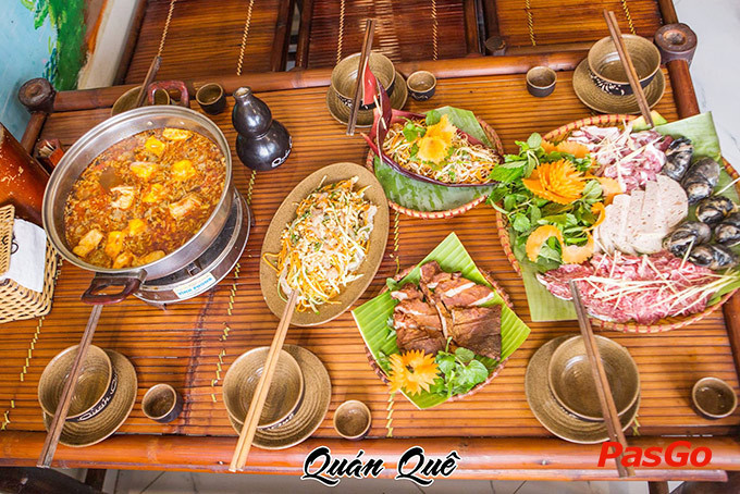 Nhà hàng Quán Quê là nơi hội tụ của tinh hoa ẩm thực mọi miền
