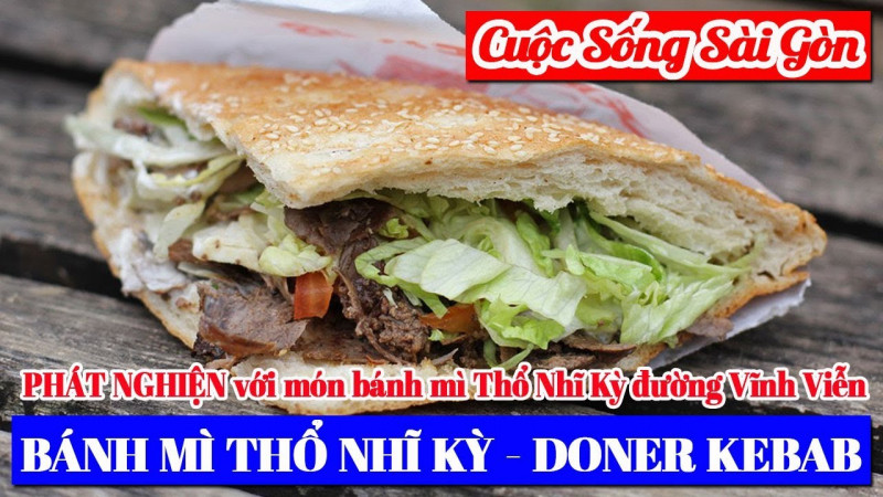 Bánh mì Kebab Ba Lê