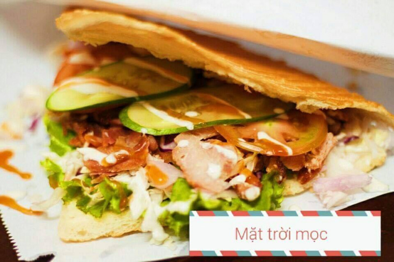 Bánh mì Kebab tam giác