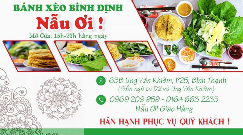 Bánh Xèo Bình Định Nẫu Ơi có 2 loại mềm - giòn