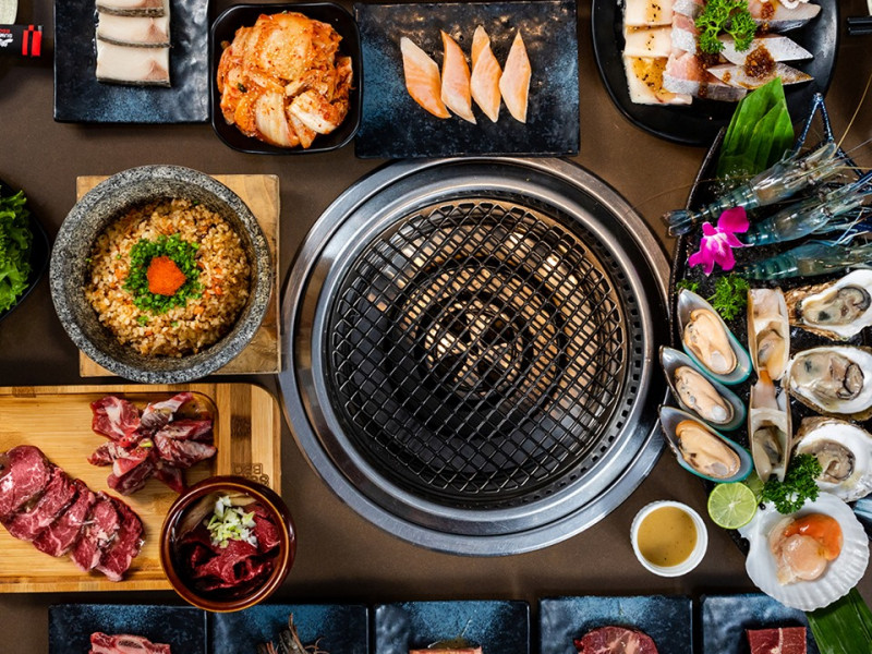 Cách bài trí vô cùng đẹp tại SumoBBQ