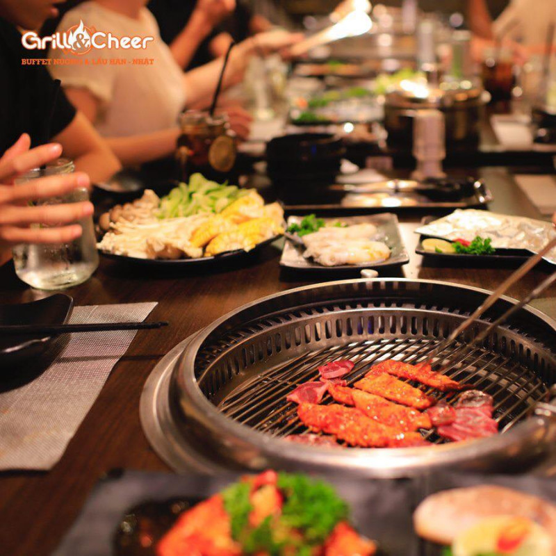 Grill & Cheer phục vụ nhiều mức giá để khách hàng dễ dàng chọn gói buffet hiệu quả.