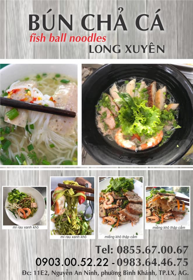 Bún chả cá Long Xuyên