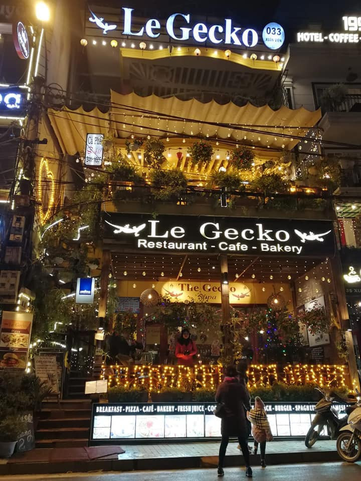 Le Gecko Cafe khi về đêm
