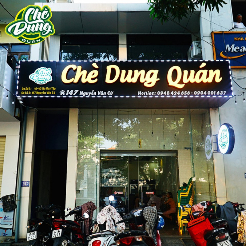 Chè Dung Quán là một trong những quán chè được khá nhiều người yêu thích tại TP. Vinh