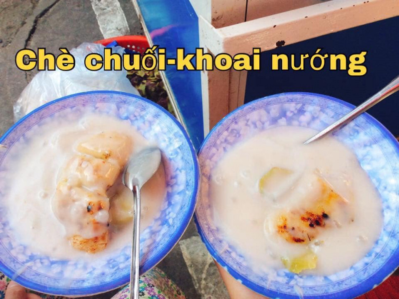 Chè chuối nướng bà Năm