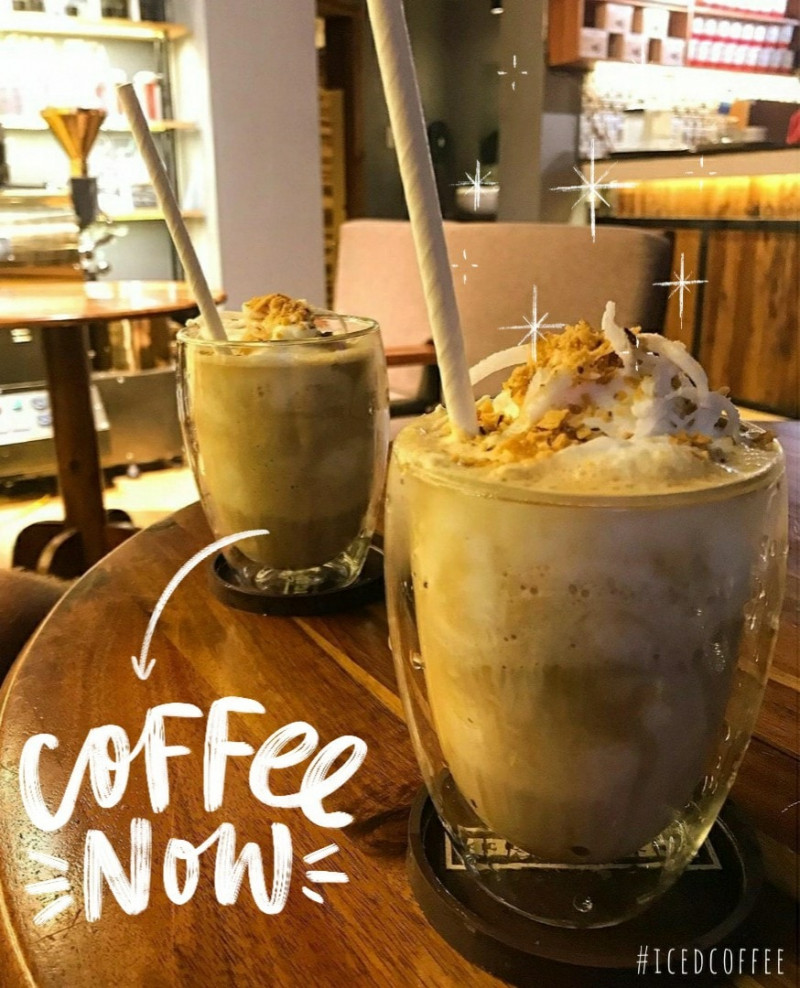 Iced Coffee rất nổi tiếng với món Cà phê dừa