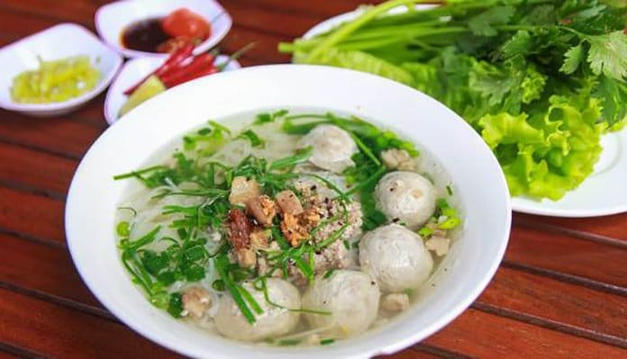 Hủ tiếu bò viên đơn giản mà rất ngon miệng