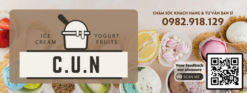 C.U.N - Icream Yogurt Fruits