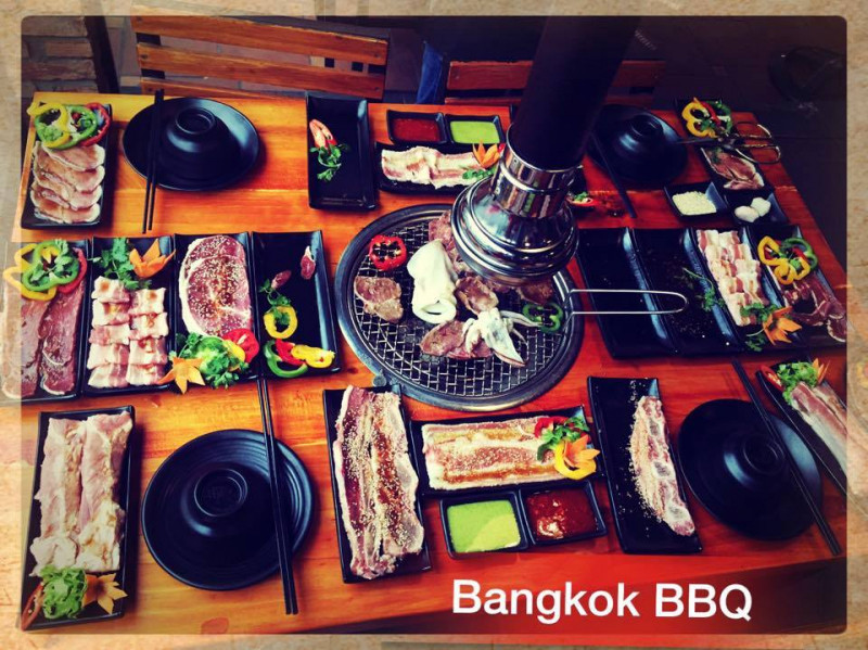 Bàn nướng hấp dẫn tại Bangkok BBQ