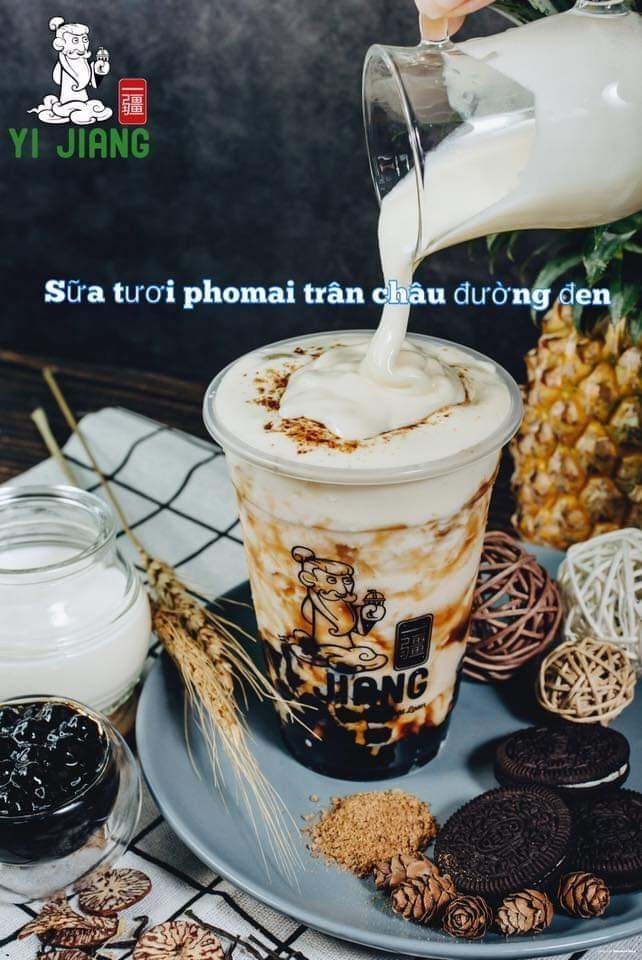 Sữa tươi trân châu đường đen