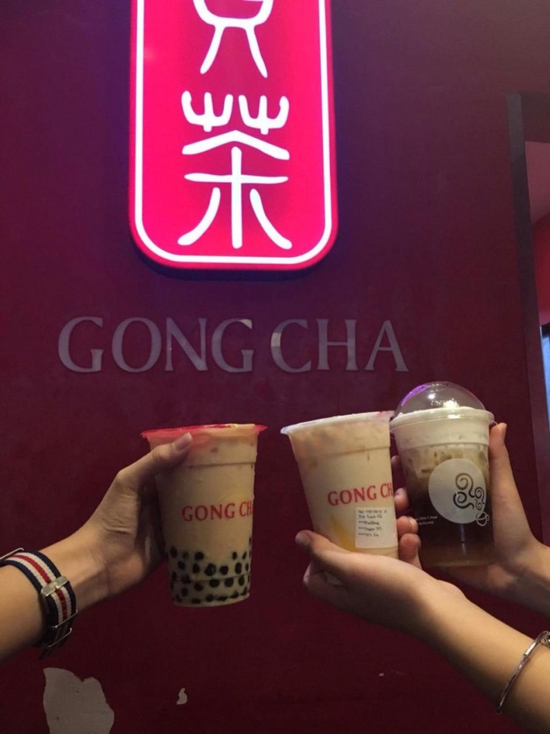 Trà sữa Gong Cha từ lâu đã là thương hiệu nổi tiếng rất được các bạn trẻ yêu thích