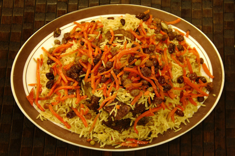 Một trong các món ăn ở Pakistan là Kabuli Pulao.