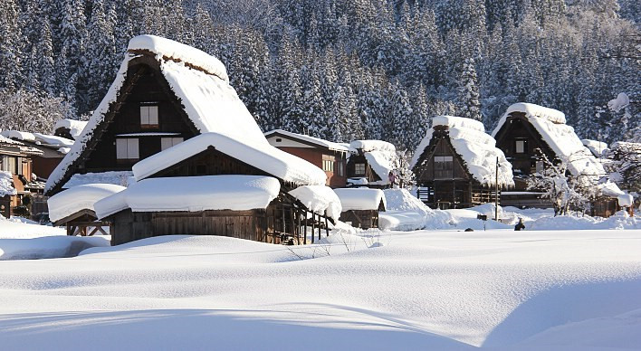 Nhật Bản có rất nhiều địa điểm du lịch và giải trí vào mùa đông