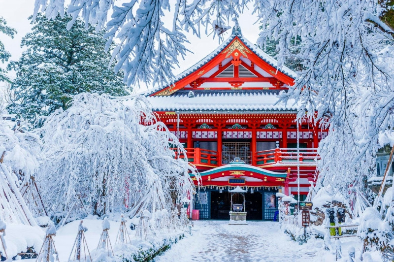 Nhật Bản có rất nhiều địa điểm du lịch và giải trí vào mùa đông