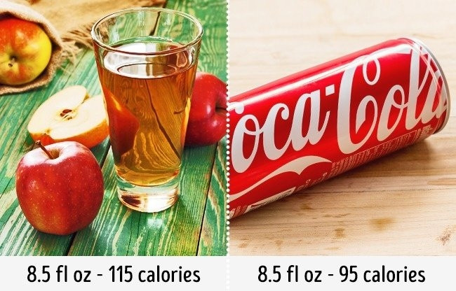 Không nên uống nước ép hoa quả đóng chai, Coca thay nước