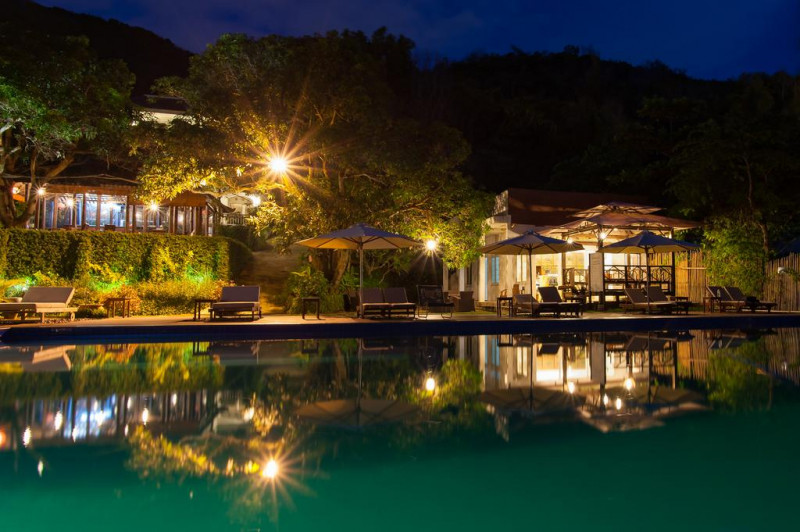Sự lung linh của Léman Cap Resort & Spa về đêm