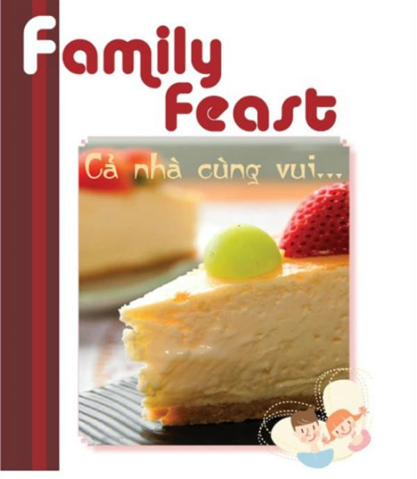 Ảnh bìa của cuốn sách dạy nấu ăn cả nhà cùng vui (Family Feast)