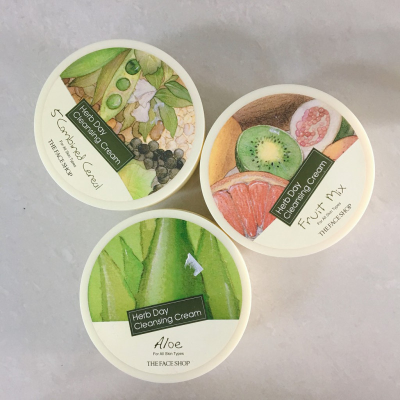 Kem Tẩy Trang Herb Day 365 Cleansing Cream The Face Shop