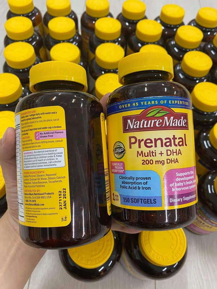 Vitamin tổng hợp chứa DHA Prenatal Nature Made