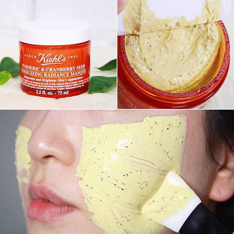 chất của mặt nạ Kiehl's Turmeric & Cranberry Seed Energizing Radiance Masque