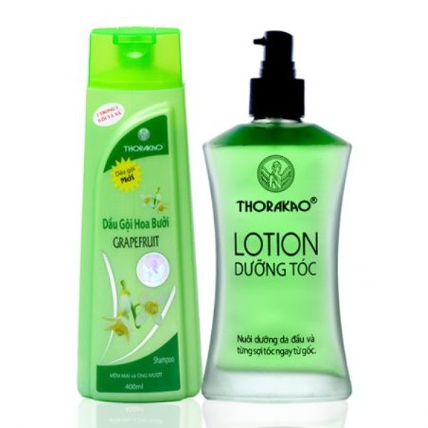 Bộ đôi hoàn hảo: Lotion dưỡng tóc 120ml - Dầu gội hoa bưởi 400ml