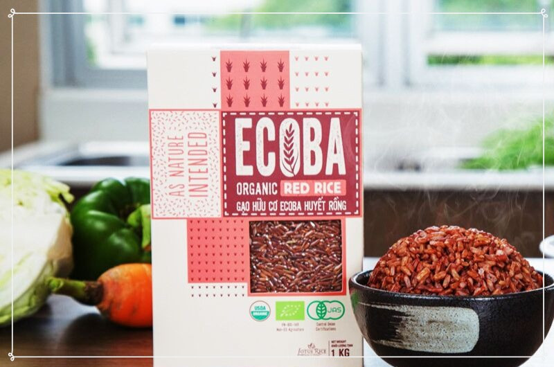 Gạo hữu cơ Ecoba huyết rồng