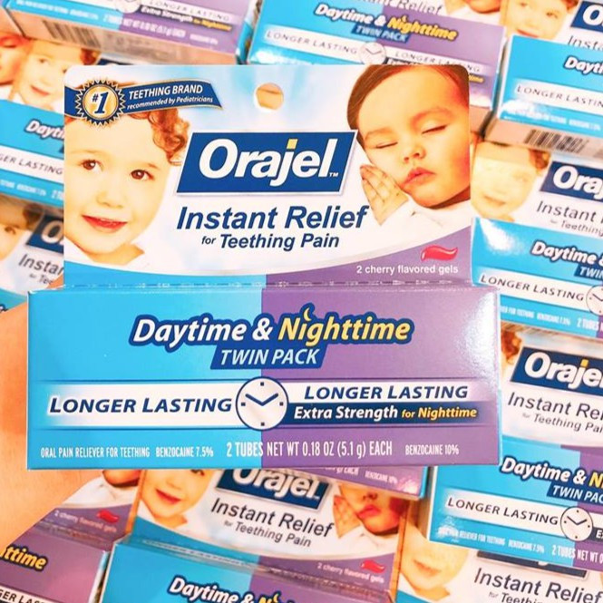 Thuốc bôi nướu giảm đau mọc răng cho bé Orajel