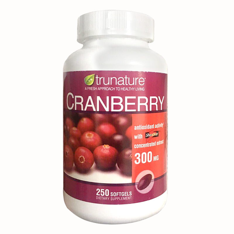 Viên Uống Điều Trị Viêm Đường Tiết Niệu Chiết Xuất Nam Việt Quất Trunature Cranberry