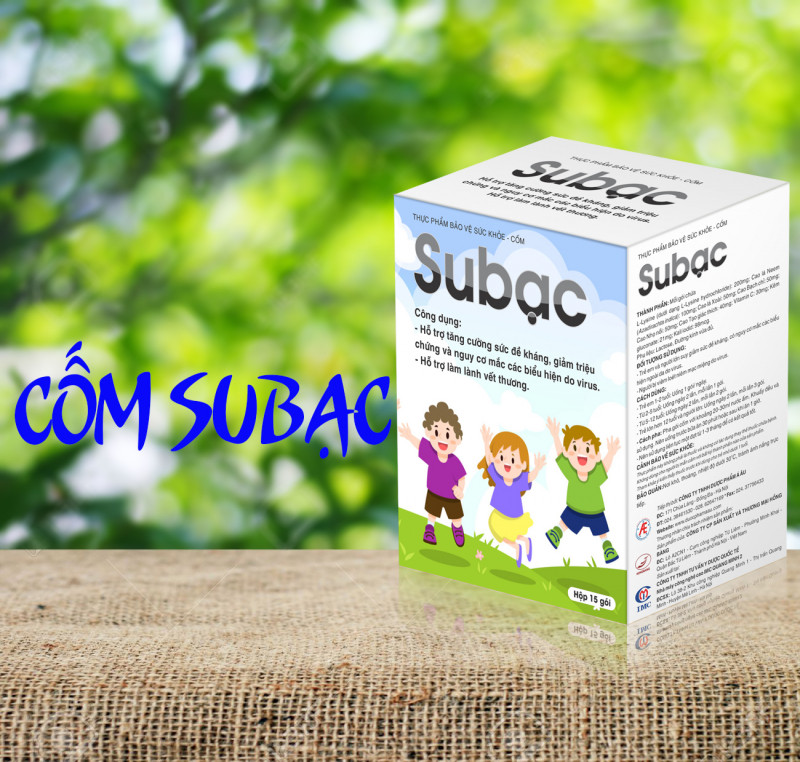 Cốm Subạc - Giải pháp tăng cường sức đề kháng, giảm triệu chứng và nguy cơ mắc bệnh virus