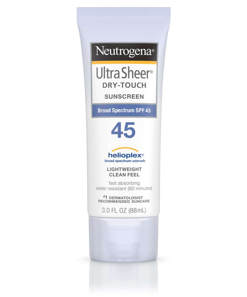 Neutrogena Ultra Sheer Dry-Touch Sunscreen SPF 45.