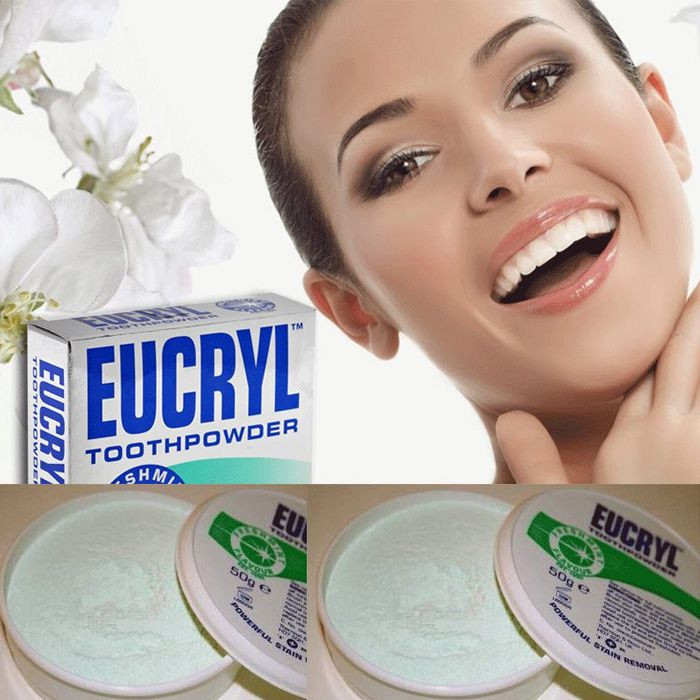 Eucryl Toothpowder có chiết xuất từ các thành phần thiên nhiên như: trà xanh, bạc hà, hương quế khá lành tính đảm bảo sự an toàn cho răng, không làm hư men răng của bạn