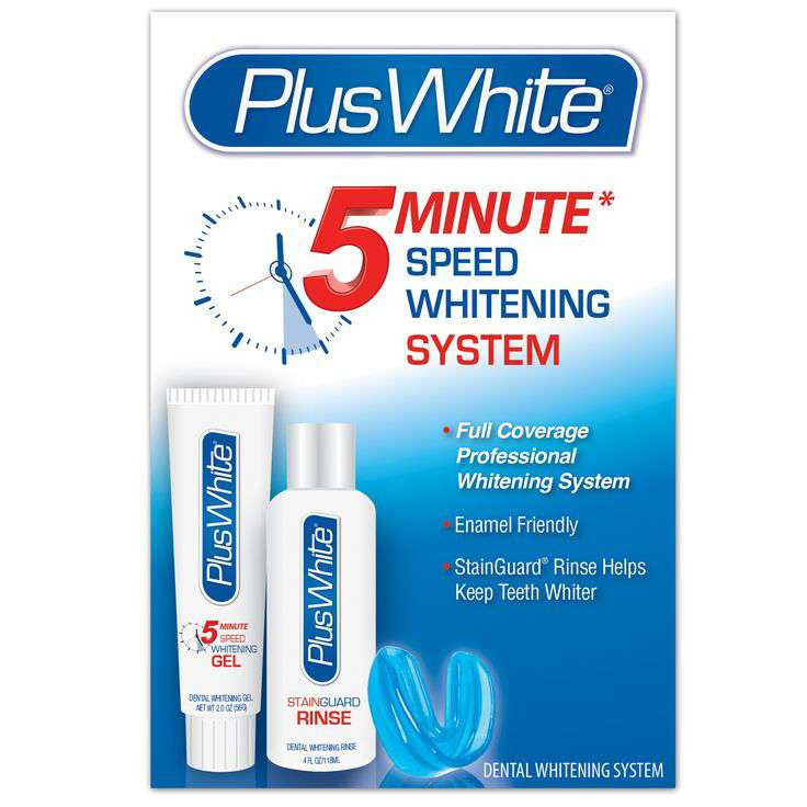 Plus White 5 Minute Speed Whitening System là sản phẩm trắng răng đầu tiên được Hiệp hội Nha khoa Hoa Kỳ chứng nhận