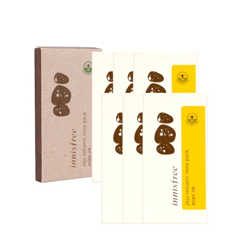 Mặt nạ lột mụn đầu đen innsifree Jeju Volcanic Nose Pack