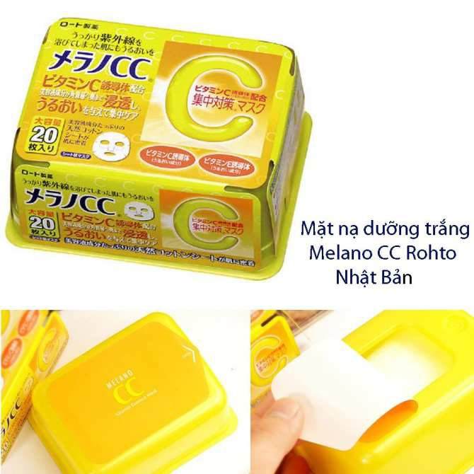 Mặt nạ CCMelano vitamin C